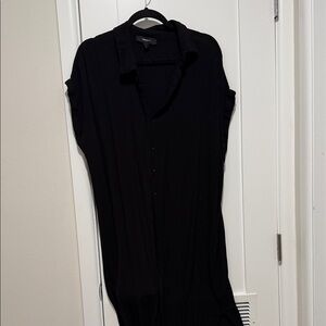 Forever 21 Black Collared Dress